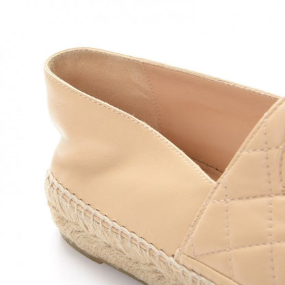 Chanel Lambskin Quilted CC Espadrilles 36 Beige 11 of 12
