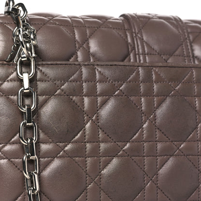 Christian Dior Lambskin Cannage Medium Miss Dior Flap Taupe 4 of 10