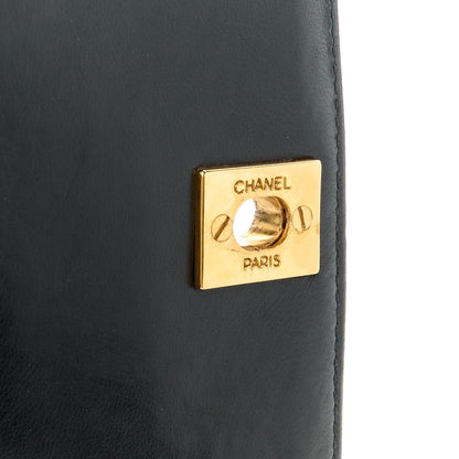 Chanel Lambskin Chevron Quilted Mini Kelly Flap Black 6 of 16