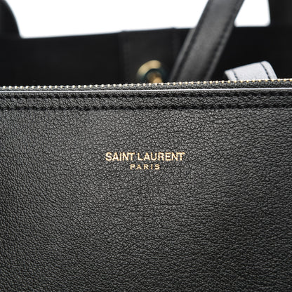 Saint Laurent Calfskin Large Shopping Tote Black 8 of 8