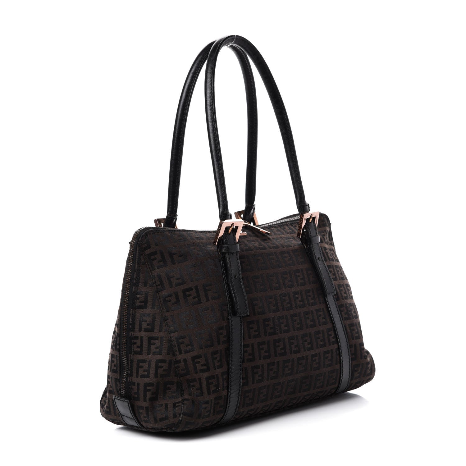 Fendi Zucchino Tote Black 3 of 13