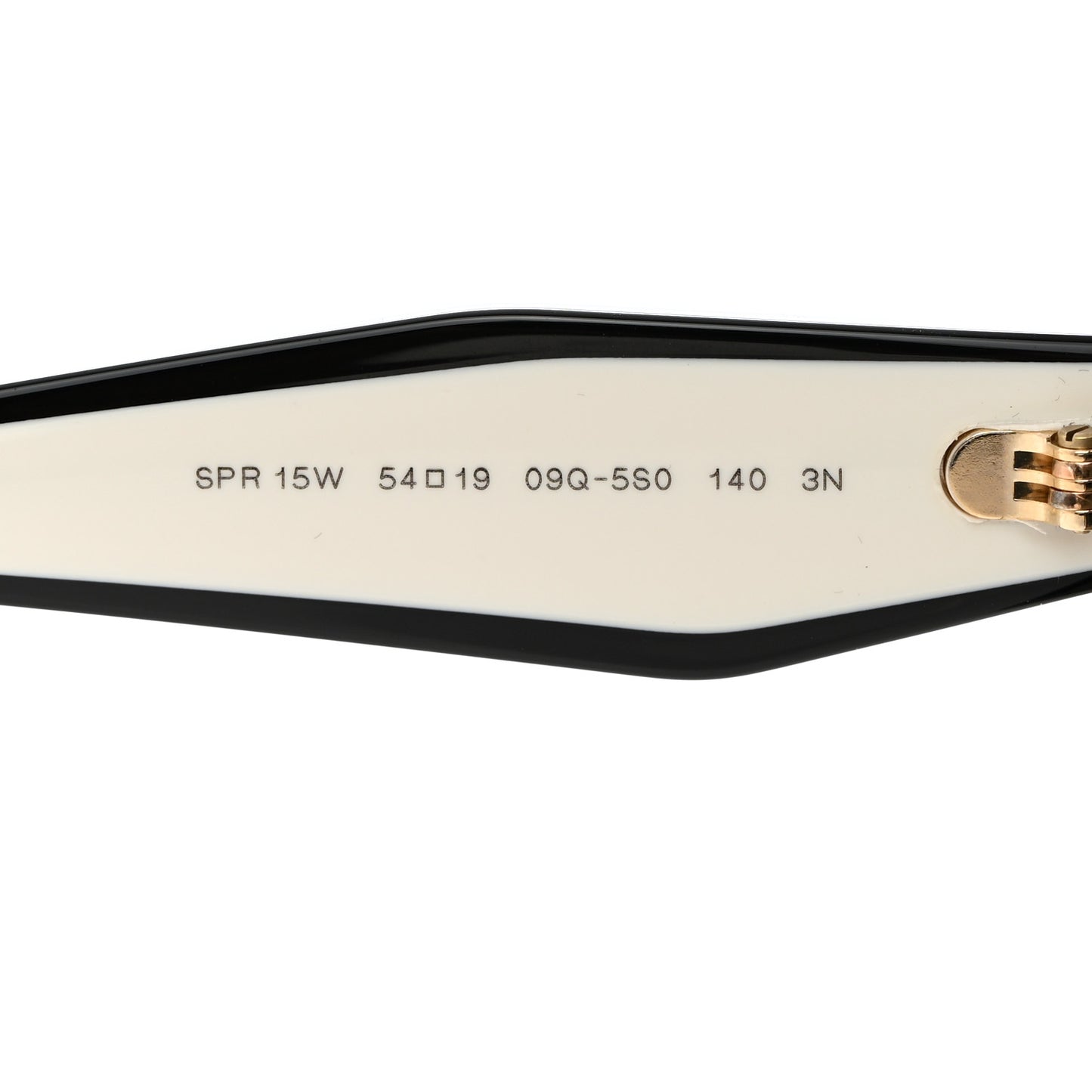 Acetate Sunglasses SPR 15W Black White