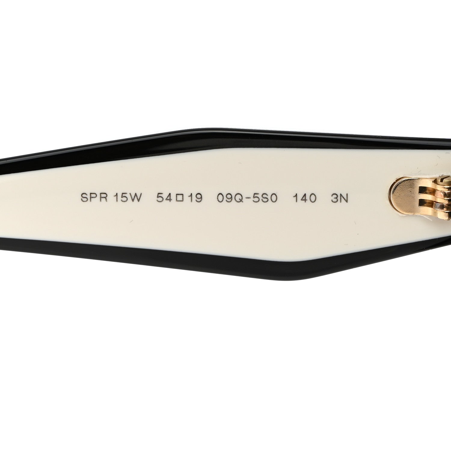 Prada Acetate Sunglasses SPR 15W Black White 5 of 8