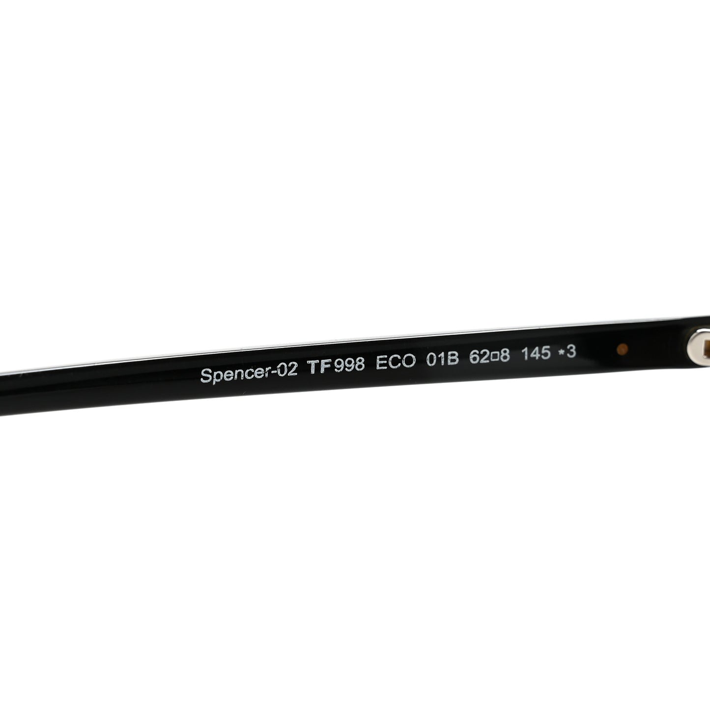 Acetate Spenser Sunglasses TF998 Black