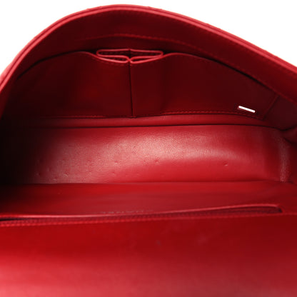 Chanel Calfskin Quilted Medium CC Filigree Flap Red 5 of 11