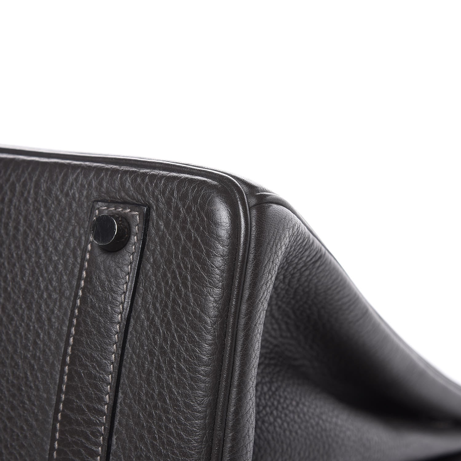 Hermes Taurillon Clemence Birkin 35 Graphite 28 of 35