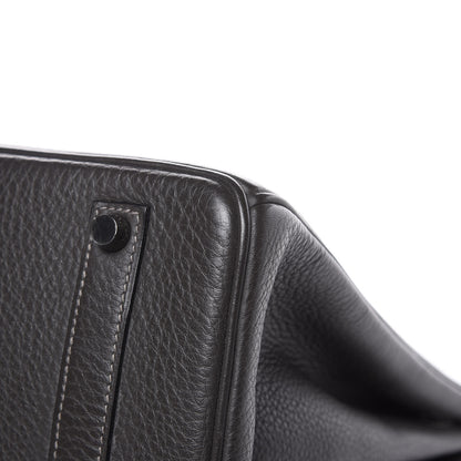 Hermes Taurillon Clemence Birkin 35 Graphite 28 of 35