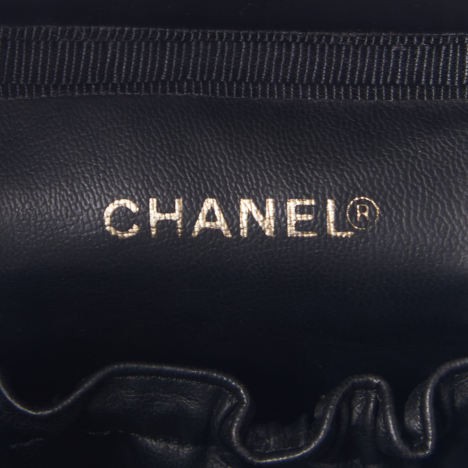 Chanel Caviar Vanity Cosmetic Case Black 8 of 9