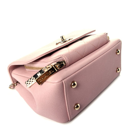 Chanel Caviar Quilted Small Business Affinity Flap Light Pink 5 of 10
