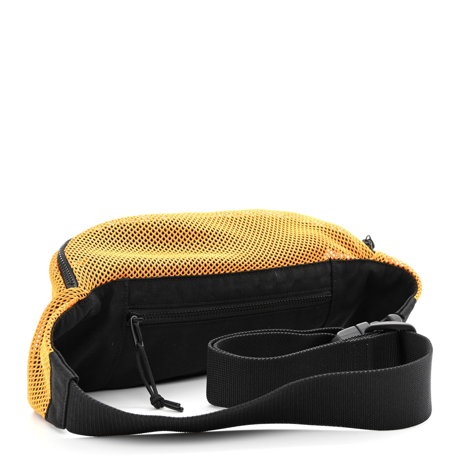 Saint Laurent Nylon Mesh SLP Belt Bag Jaune 3 of 10