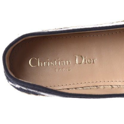 Christian Dior Canvas Tie and Dior Embroidered Granville 15mm Espadrilles 38 Denim 7 of 10