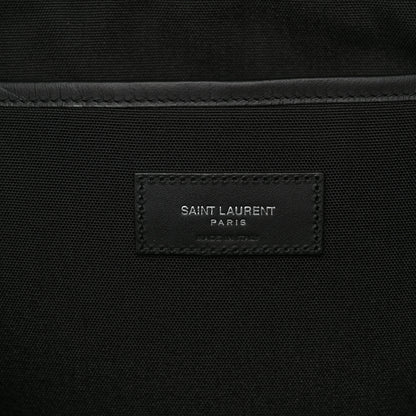 Saint Laurent Canvas Palm Tree Sunset City Backpack Violet Black 6 of 9
