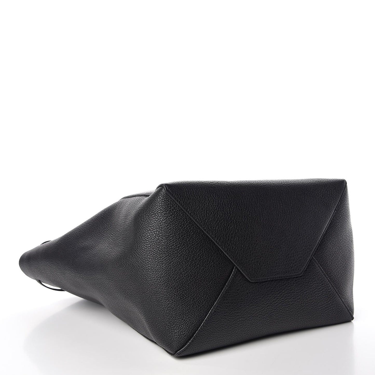 Soft Grained Calfskin Medium Belt Cabas Phantom Black