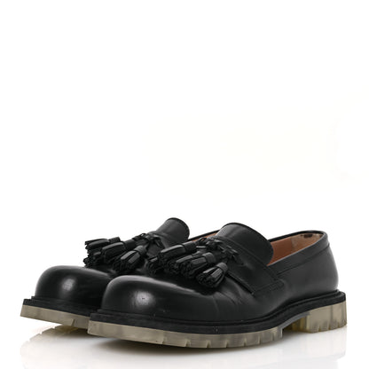 Bottega Veneta Calfskin Tassel Mens Loafers 43.5 Black 4 of 16