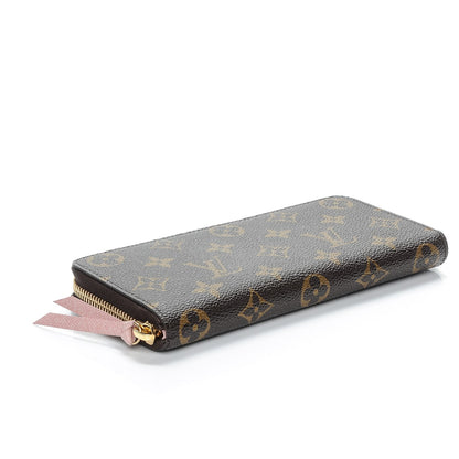 Louis Vuitton Monogram Clemence Wallet Rose Ballerine 4 of 7