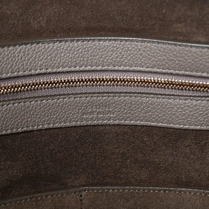 Celine Soft Grained Calfskin Small Belt Cabas Phantom Taupe 6 of 9