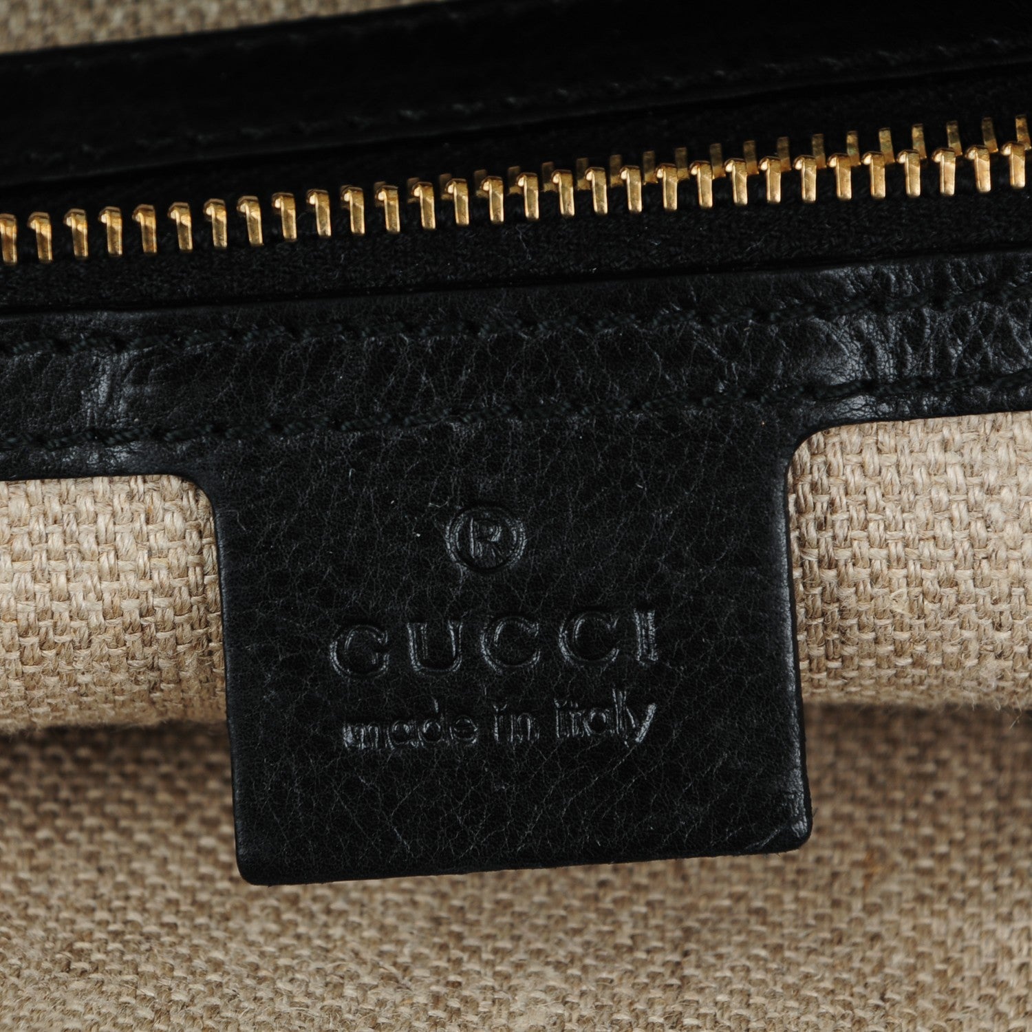 Gucci Tapestry Large Hysteria Tote Black 6 of 7
