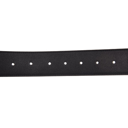 Gucci Moon Calfskin Pearl Double G 40mm Belt 85 34 Black Cream 6 of 8