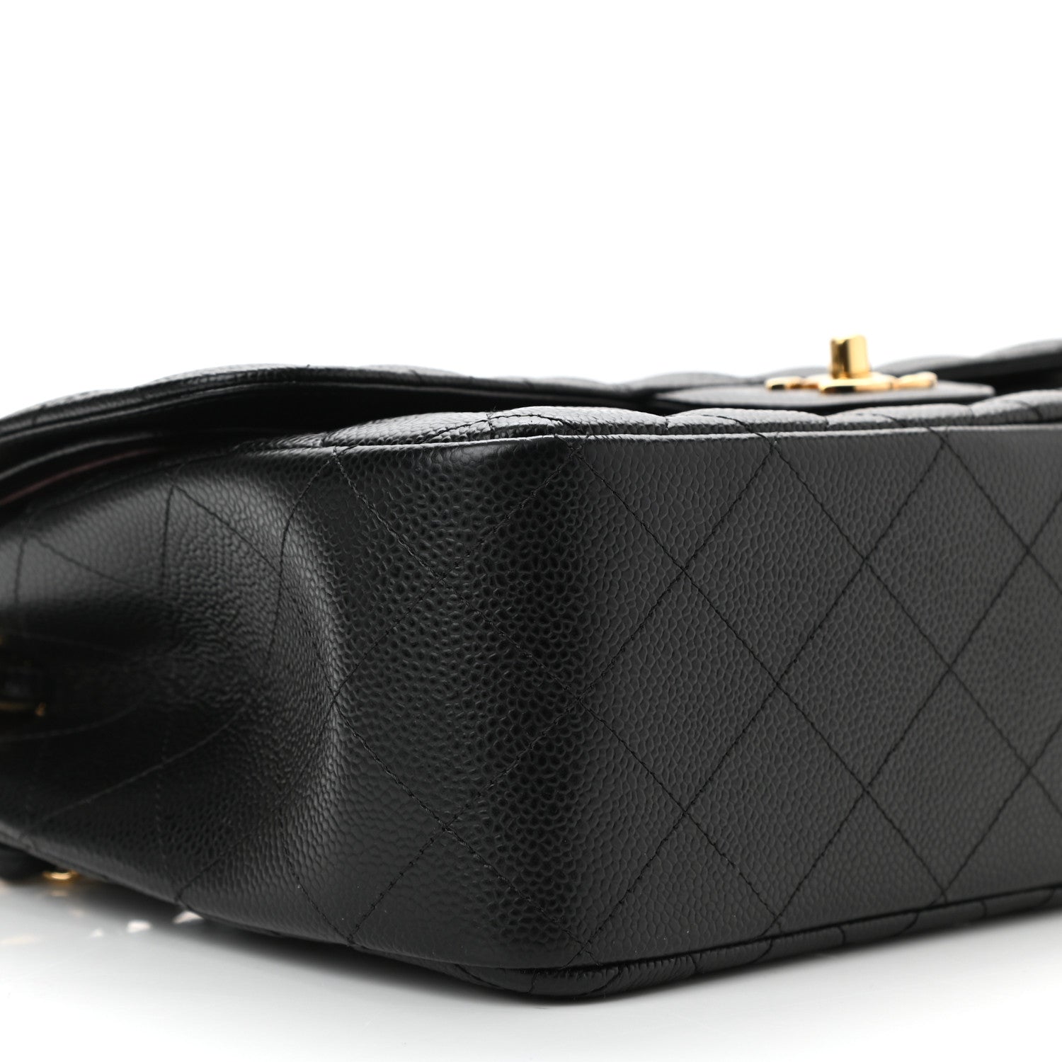 Chanel Caviar Quilted Jumbo Double Flap Black 9 of 11