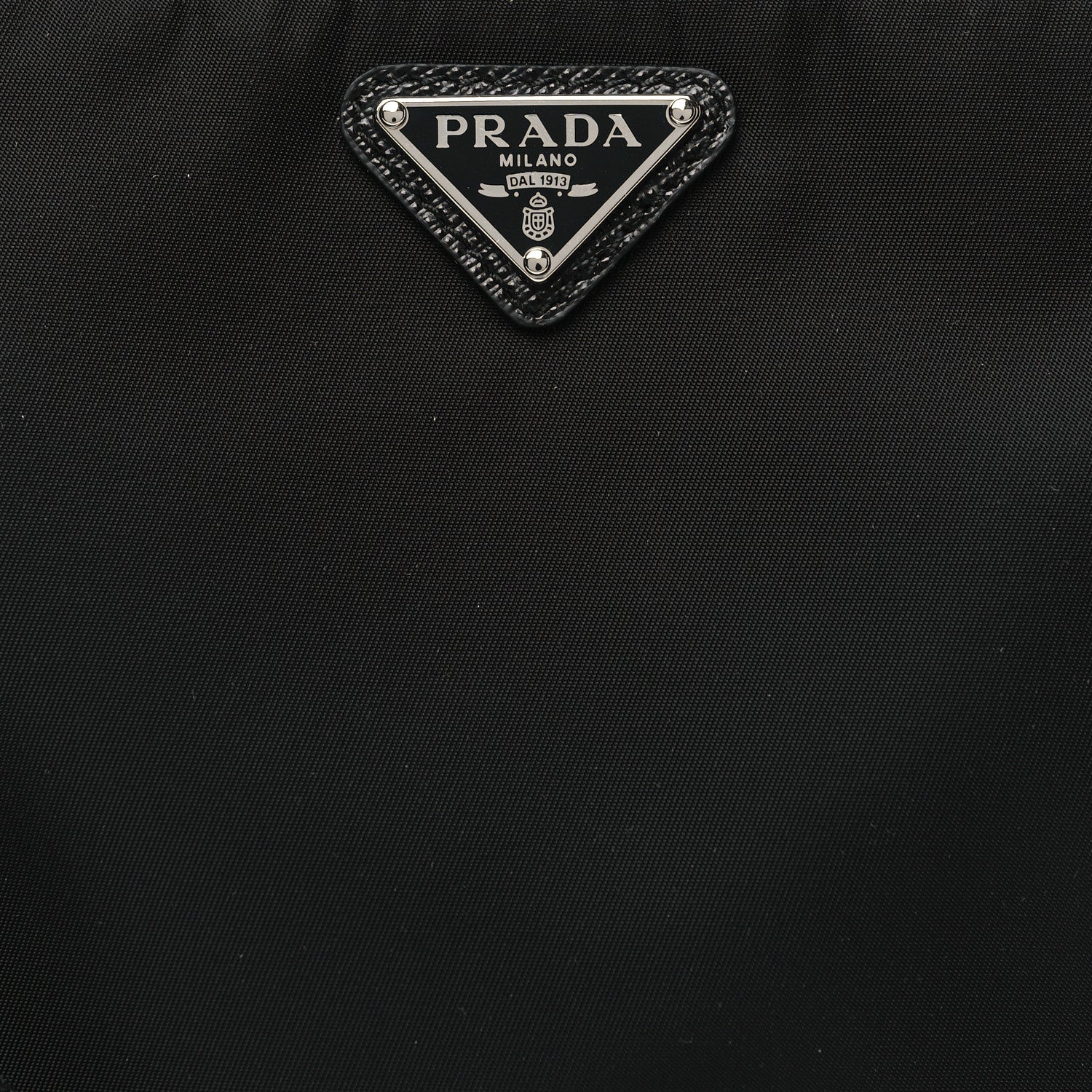 Prada Re-Nylon Saffiano Pouch Wristlet Black 7 of 8