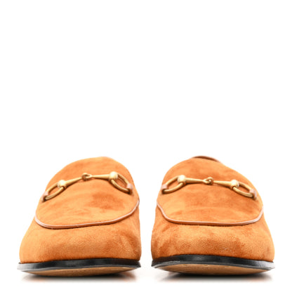 Gucci Suede Cachemire Malaga Kid Womens Jordaan Loafers 39 Blondie Cognac 3 of 10