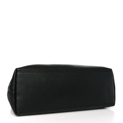 Gucci Pebbled Calfskin Medium Soho Chain Shoulder Bag Black 4 of 10