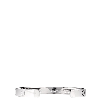 Cartier 18K White Gold LOVE Cuff Bracelet 16 3 of 6