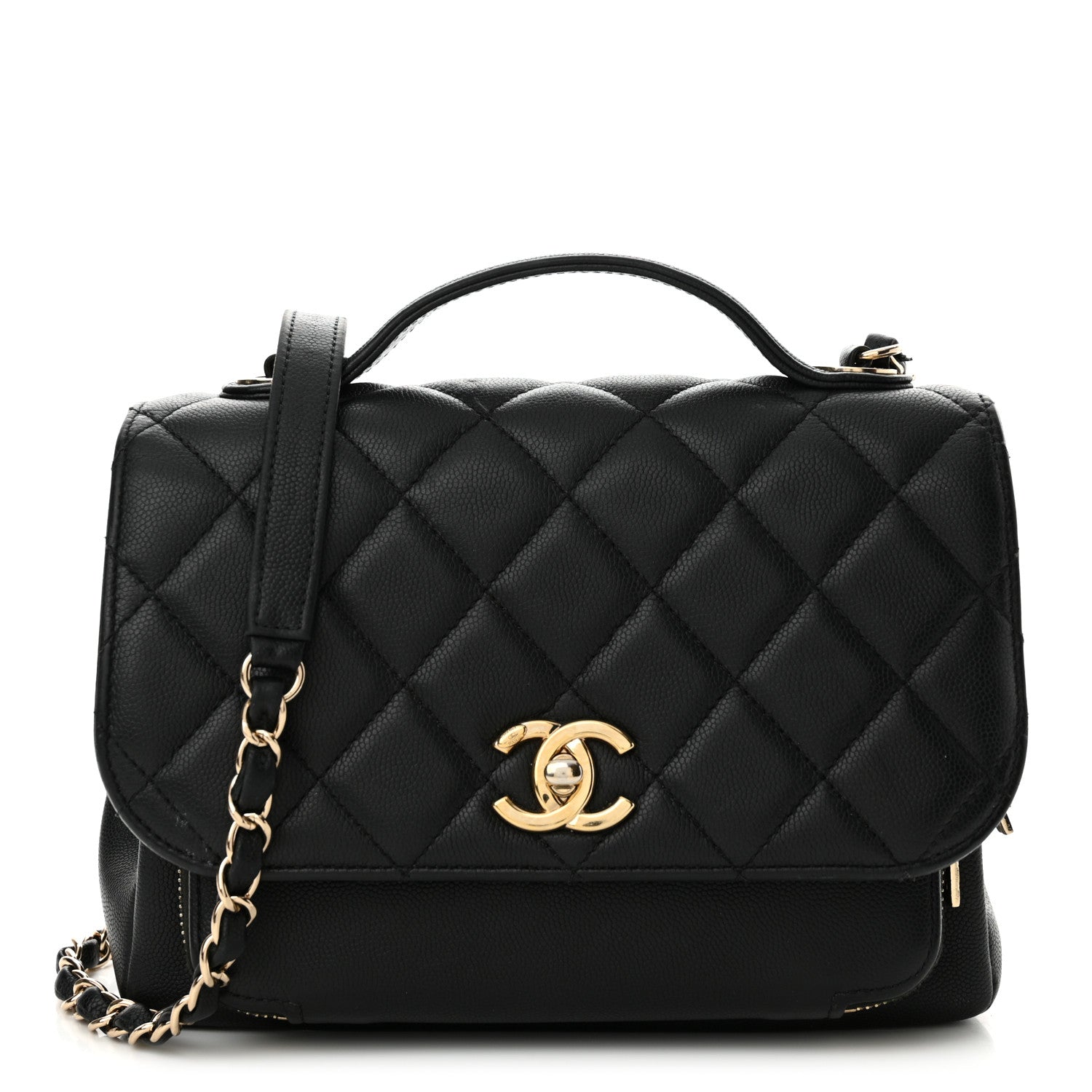 Chanel Caviar Quilted Small Business Affinity Flap Black 1 of 14