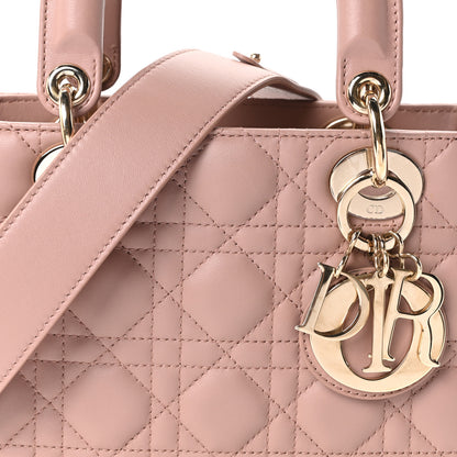 Christian Dior Lambskin Cannage Small My ABCDior Lady Dior Fard 8 of 10
