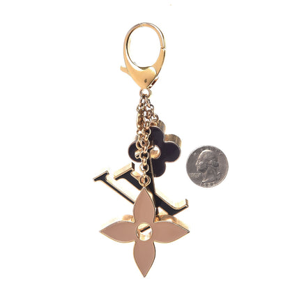 Louis Vuitton Fleur De Monogram Bag Charm Dore 2 of 4