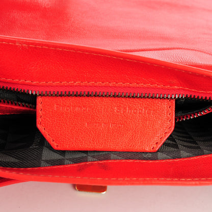 Proenza Schouler Lambskin PS1 Mini Pouch Messenger Fire Red 8 of 11