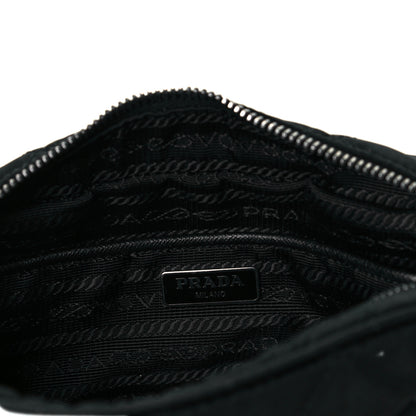 Prada Nylon Tessuto Impuntu Quilted Chain Crossbody Black 5 of 6
