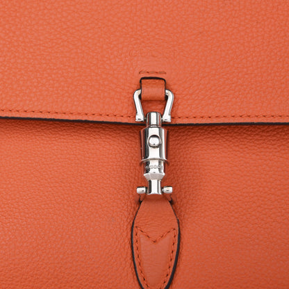 Gucci Grand Prix Calfskin Jackie Convertible Shoulder Bag Orange 9 of 10