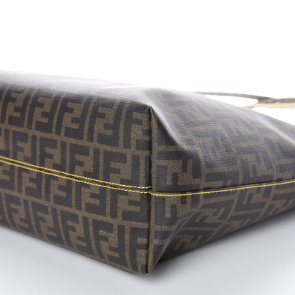 Fendi Zucca Spalmati Medium Roll Tote Tobacco Giallo 6 of 10
