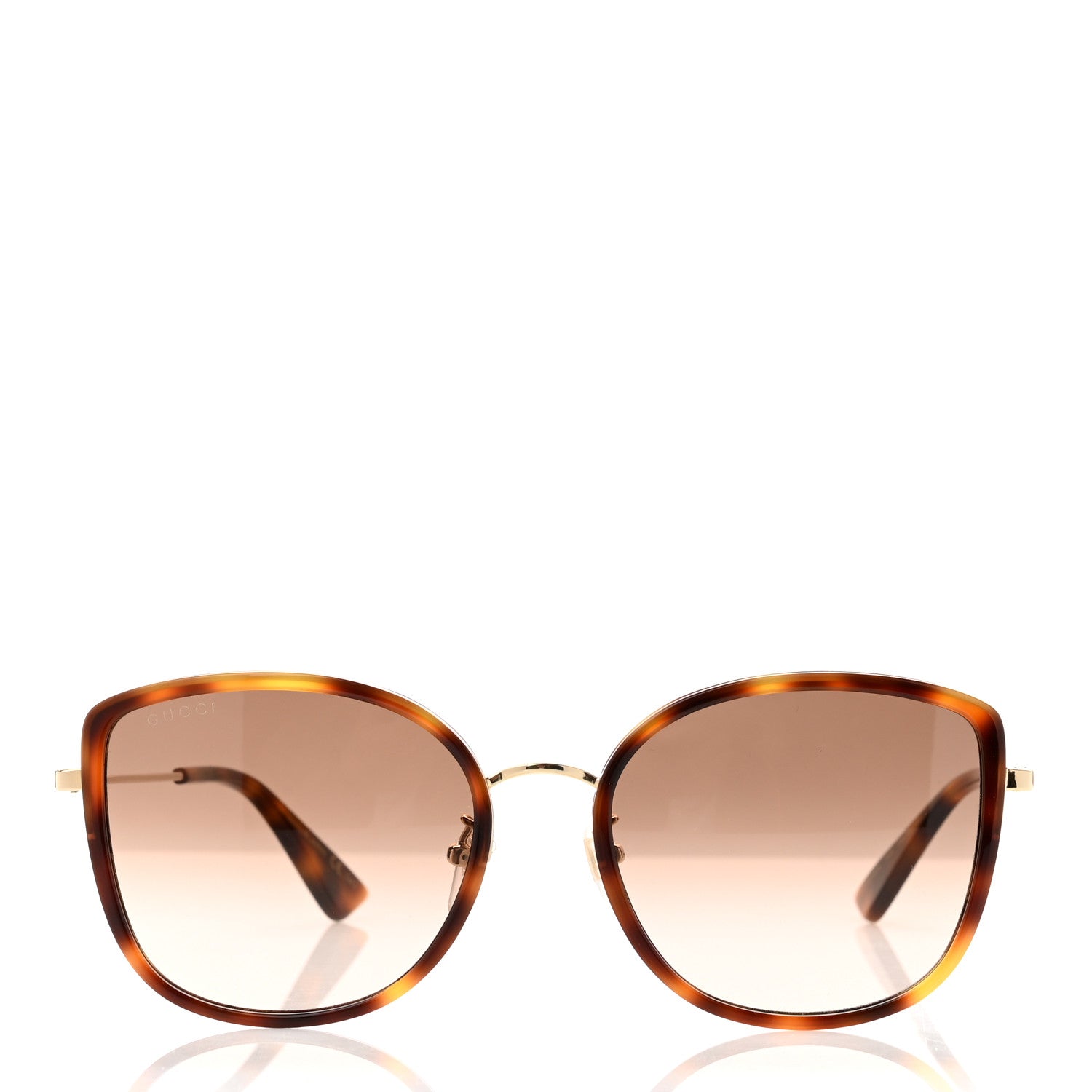 Gucci Cat Eye Sunglasses GG0606SK Havana 2 of 9