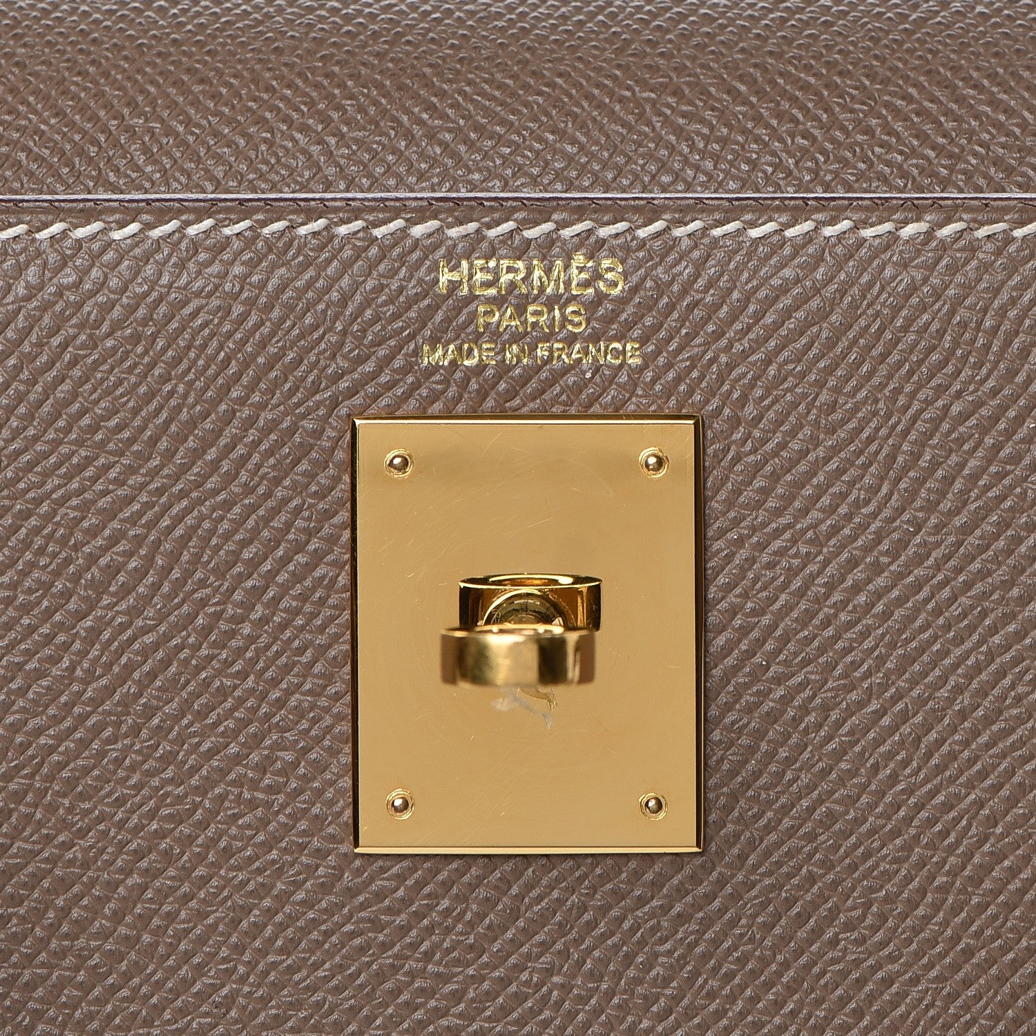 Hermes Epsom Kelly Sellier 32 Etoupe 7 of 34