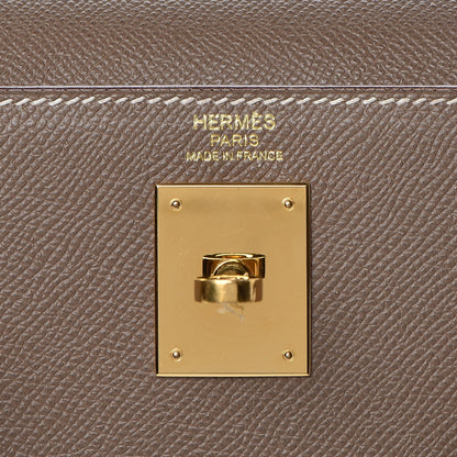 Hermes Epsom Kelly Sellier 32 Etoupe 7 of 34