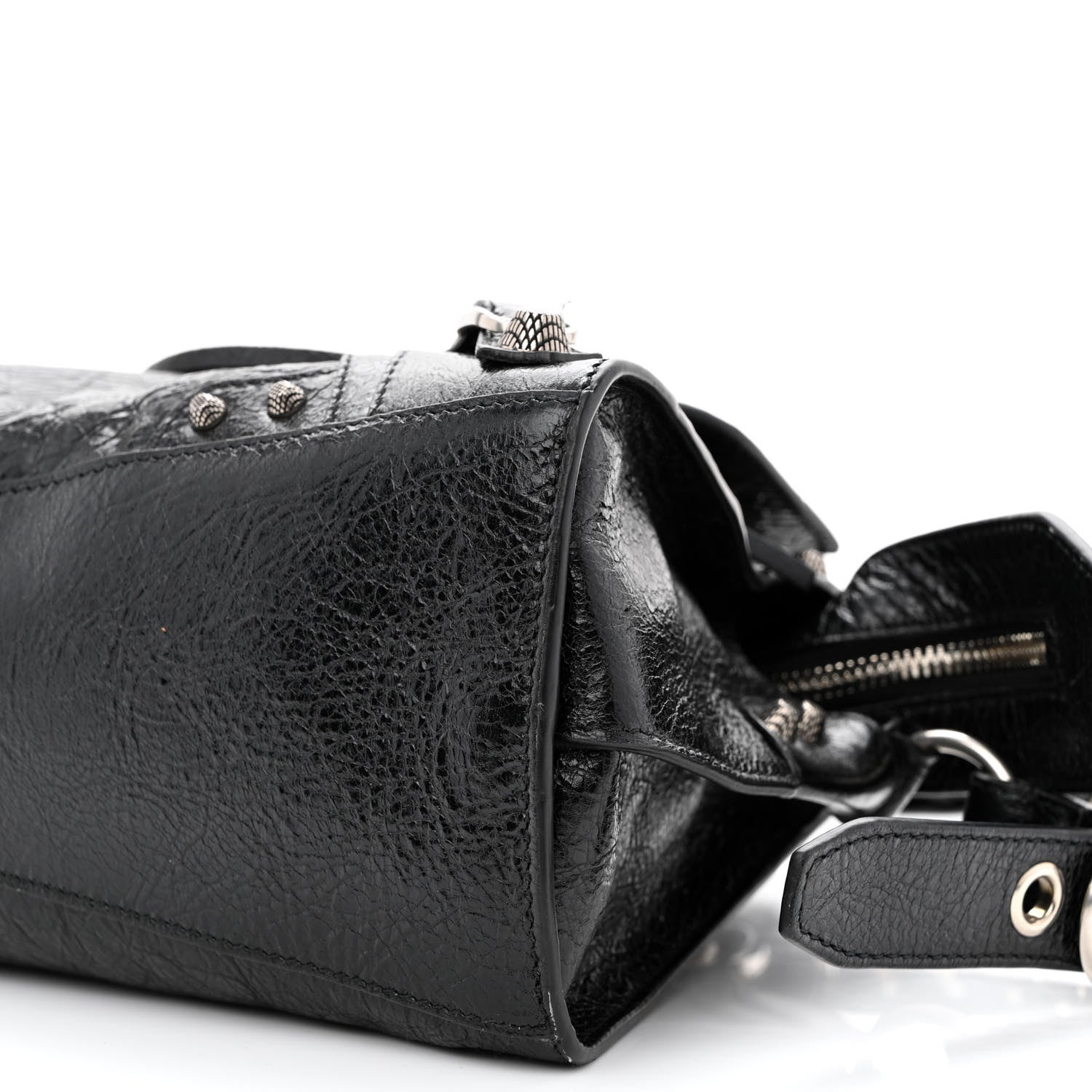 Balenciaga Agneau Arena Neo Cagole Handbag XS Black 10 of 11