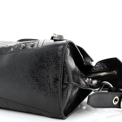 Balenciaga Agneau Arena Neo Cagole Handbag XS Black 10 of 11