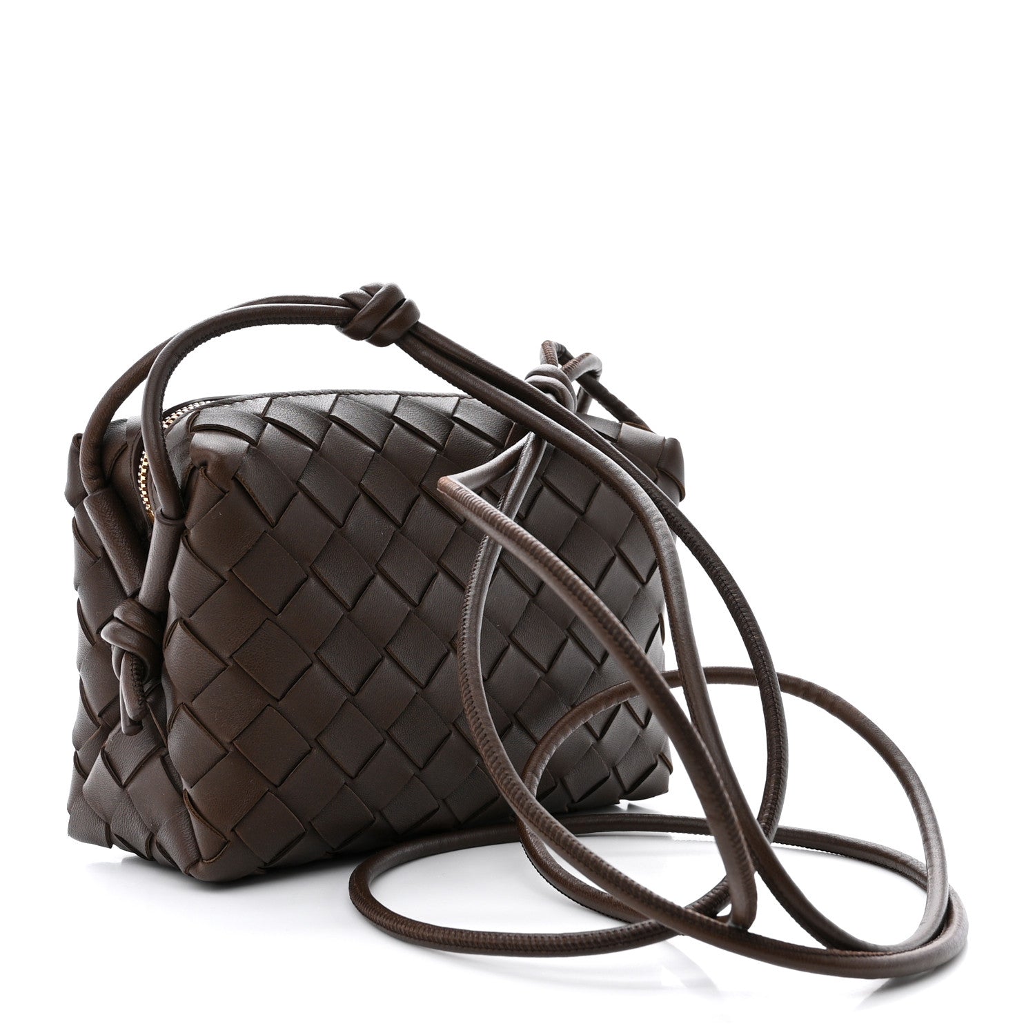 Bottega Veneta Nappa Intrecciato Mini Loop Camera Bag Light Brown 3 of 9