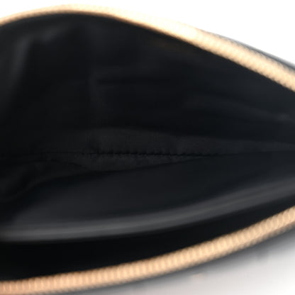 Burberry Lambskin Quilted Lola Double Pouch Crossbody Black 6 of 11