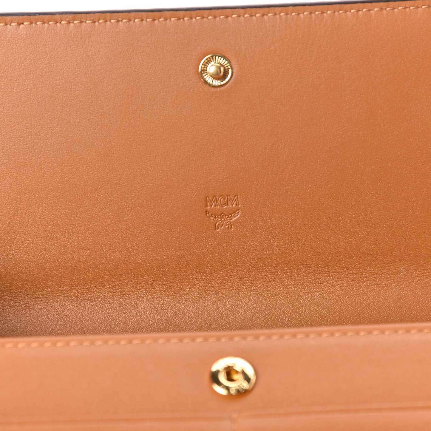 Visetos Continental Flap Wallet Cognac
