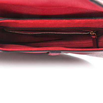 Christian Dior Calfskin Saddle Bag Scarlet 5 of 9