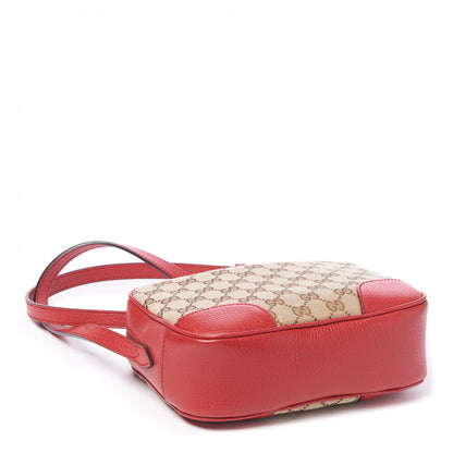 Gucci Monogram Mini Bree Messenger Bag Red 3 of 8