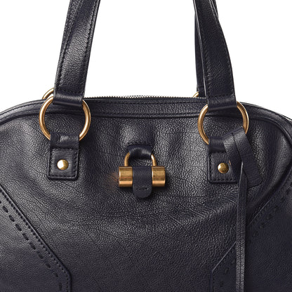 Saint Laurent Calfskin Oversized Muse Navy Blue 10 of 13
