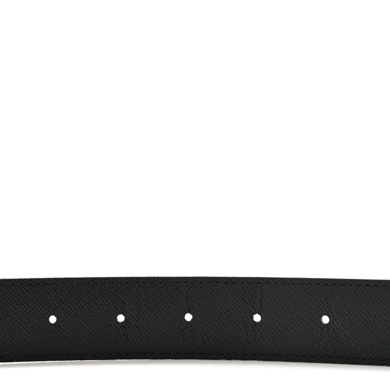 Louis Vuitton Calfskin Monogram 30mm LV Initiales Reversible Belt 85 34 Black 5 of 10