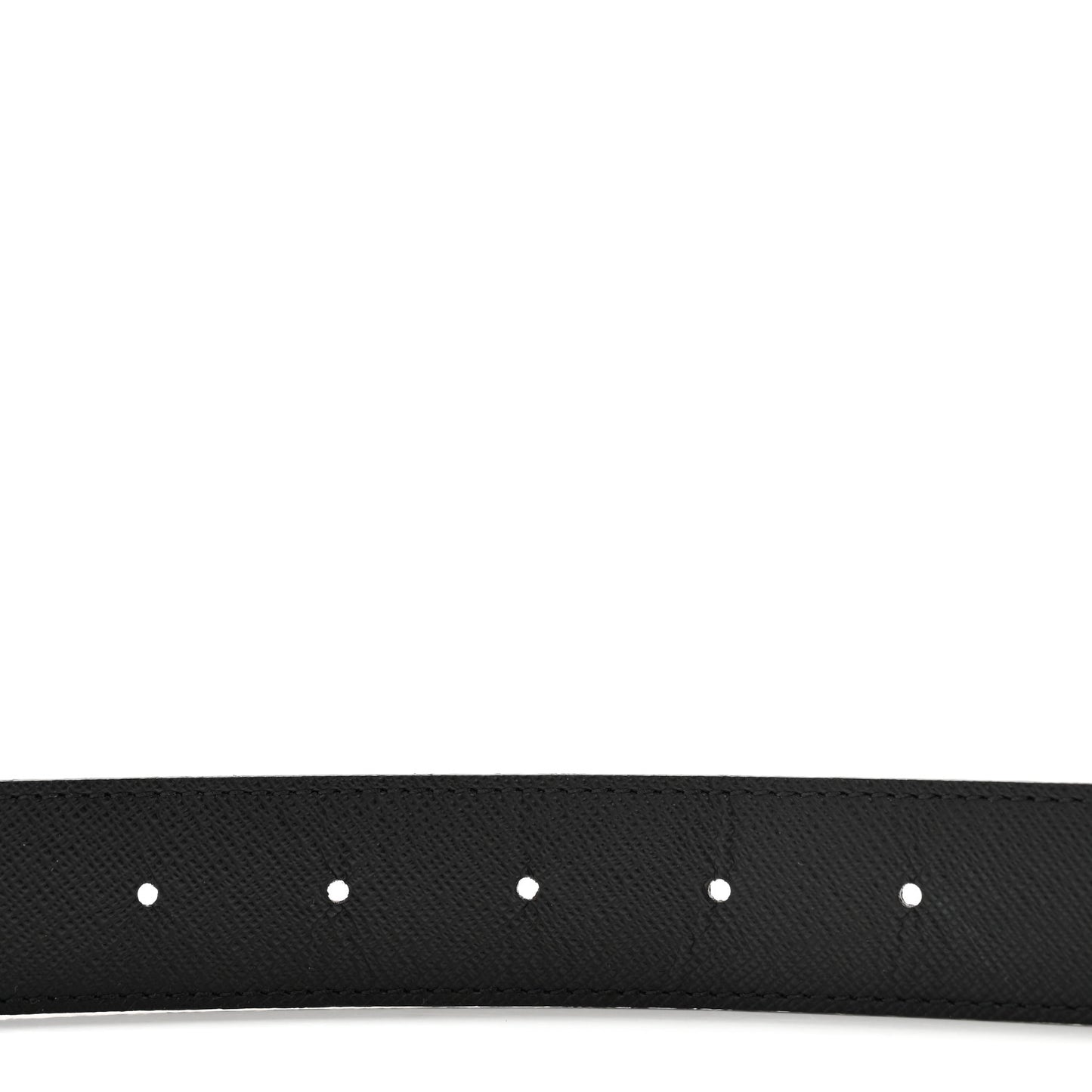 Calfskin Monogram 30mm LV Initiales Reversible Belt 85 34 Black