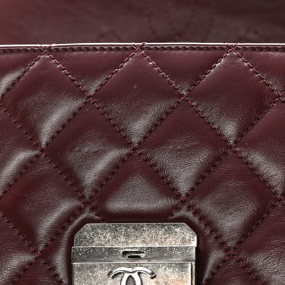 Chanel Calfskin Quilted Mad About Quilting Medium Flap Burgundy 13 of 13