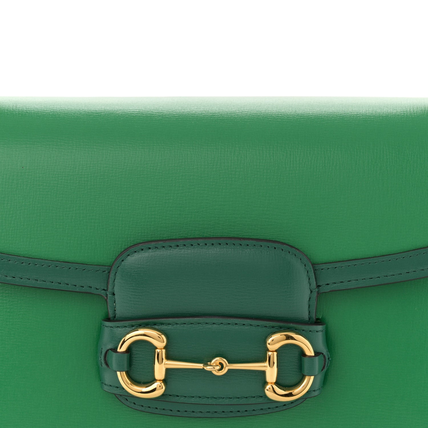 Gucci Azalea Calfskin Horsebit 1955 Shoulder Bag New Shamarock Emerald 8 of 12