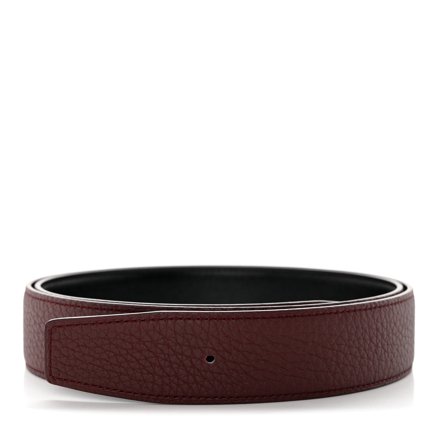 Box Togo 32mm Belt Strap 90 36 Black Bordeaux